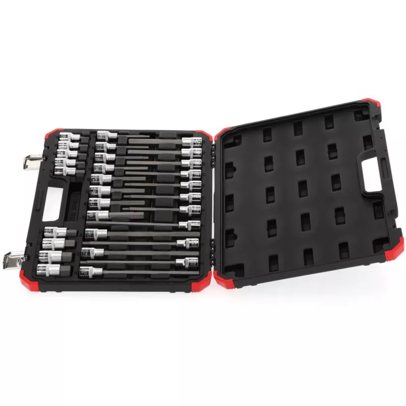 Gedore R68003030 — 1/2 colo pavaros sukimo antgalių ir priedų rinkinys, 30 dalių