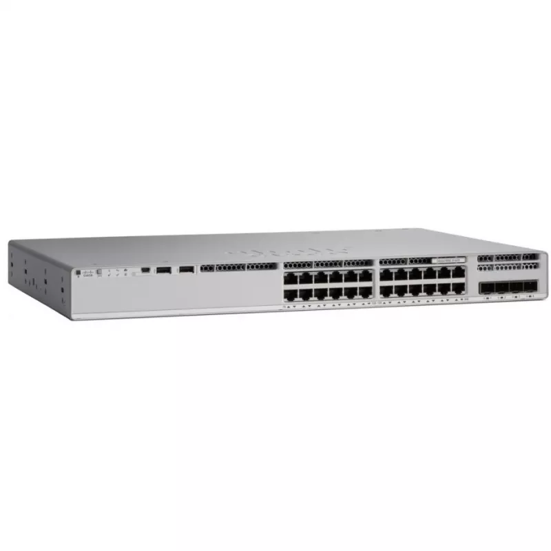 Cisco Catalyst 9200 24 prievadų tik duomenims tinklo Advantage valdomas jungiklis