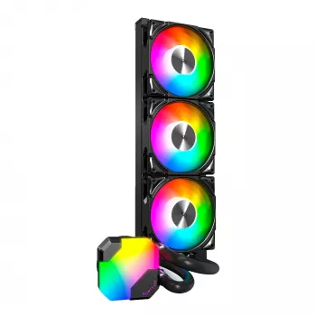 Vandens aušintuvas AIO Montech Hyper Flow ARGB 360 mm Juodas