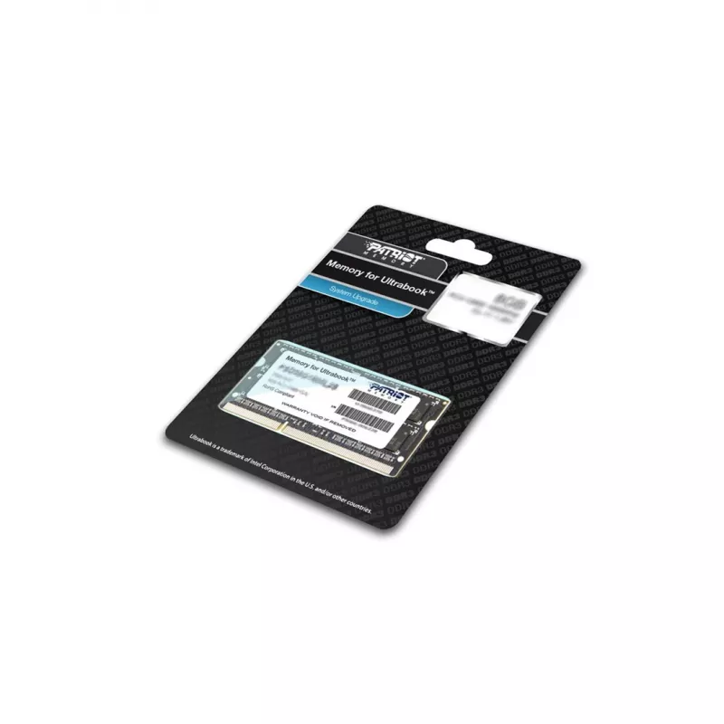 Laptop atmintis PATRIOT 8GB DDR3 1600MHz 204 kontaktų SO-DIMM 1.35V