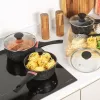Verdančių puodų rinkinys Salter BW11460BRMFO 3 vnt. juodas aliuminis