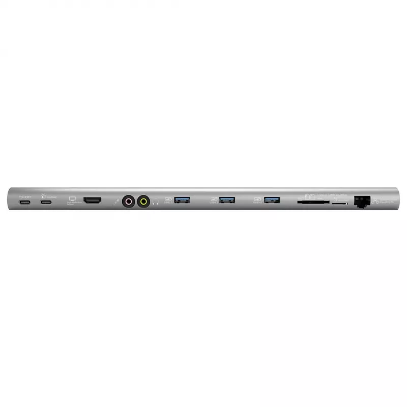 USB 3.2 Gen 1 Type-C šakotuvas Terratec Connect c6 su HDMI, Ethernet ir USB-A prievadais