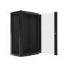 Sieninis stovas LANBERG WF01-6422-10B, 22U, 19 colių, 600x450x1085 mm, plieninis, juodas