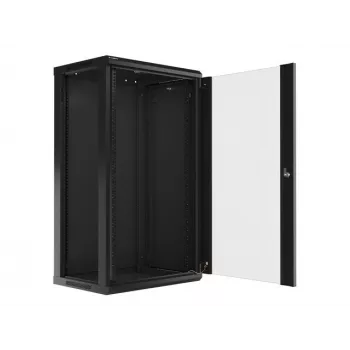 Sieninis stovas LANBERG WF01-6422-10B, 22U, 19 colių, 600x450x1085 mm, plieninis, juodas
