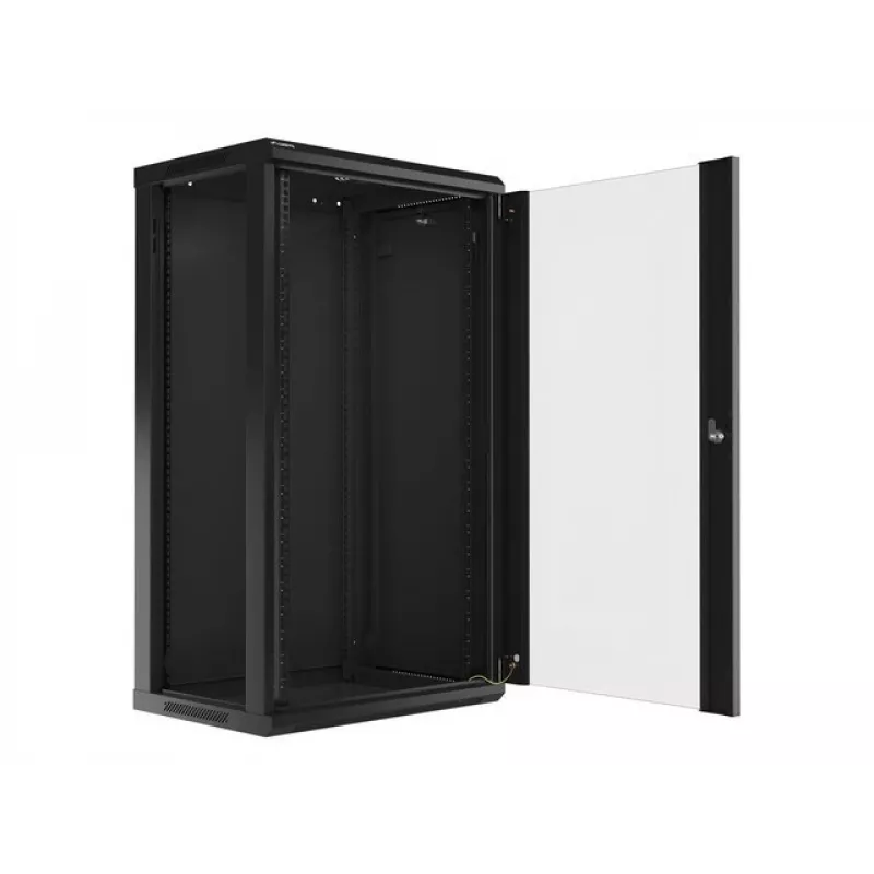 Sieninis stovas LANBERG WF01-6422-10B, 22U, 19 colių, 600x450x1085 mm, plieninis, juodas