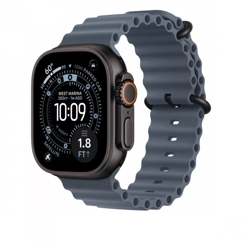 Apple MGCK4ZM/A mėlynas prailginimo dirželis iš fluoroelastomerio