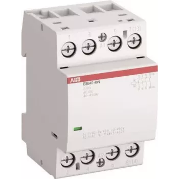 ABB ESB40-40N-06 montavimo kontaktoriai 4 NO/0 NC, 230 V AC/DC (1SAE341111R0640)
