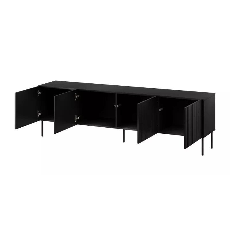 Cama RTV spintelė ISLA 200x40x60 mat juodas