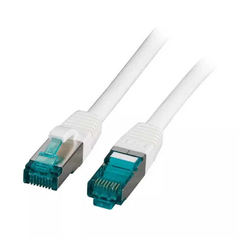 EFB-Elektronik RJ45 jungiamasis kabelis Cat.6A S/FTP LSZH Baltas 10m (MK6001.10W)