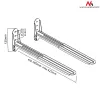 Tvirtinimo rinkinys Maclean MC-776 B Juoda