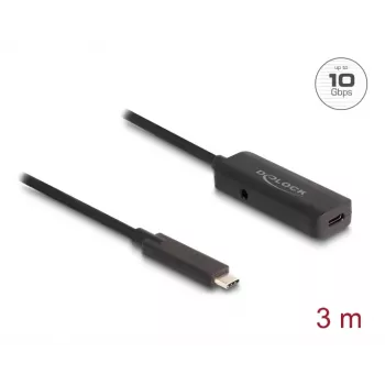 USB laidas DeLOCK 80027 3 m USB C juodas