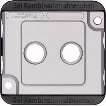 Merten 294660 Sieninė plokštė / jungiklio gaubtas sidabrinis (294660)