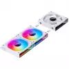 120 mm korpuso ventiliatorius Jonsbo ZK-120W Reverse ARGB White, 120 mm PWM, pintas kabelis