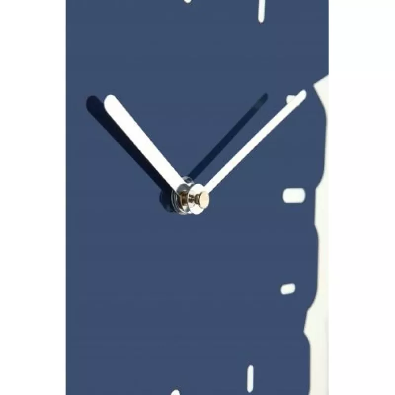 NeXtime 3072bl Thumbs up sieninis laikrodis, 40,5x41,5 cm, mėlynas/sidabrinis