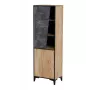 Regalas Cama Meble OVO 2D 50×38×182,5 cm ąžuolas/betonas