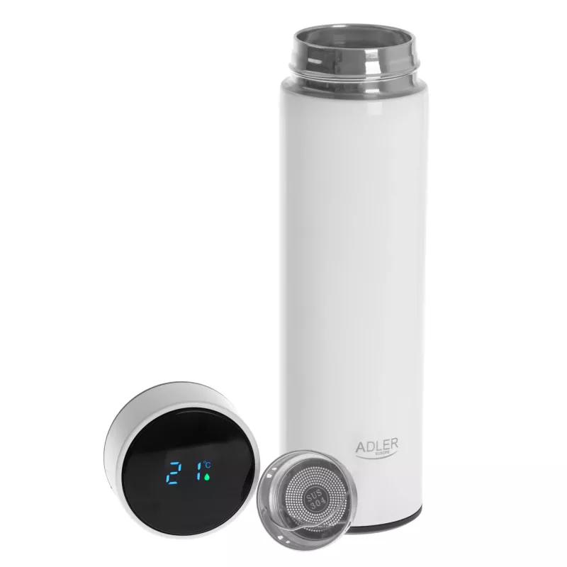 Adler AD 4506w Termosas Nerūdijantis Plienas/Silikonas Baltas