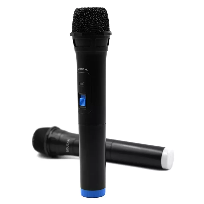 Belaidžių karaoke mikrofonų rinkinys SQUEAK VocalDuo 2.4G SQ1007