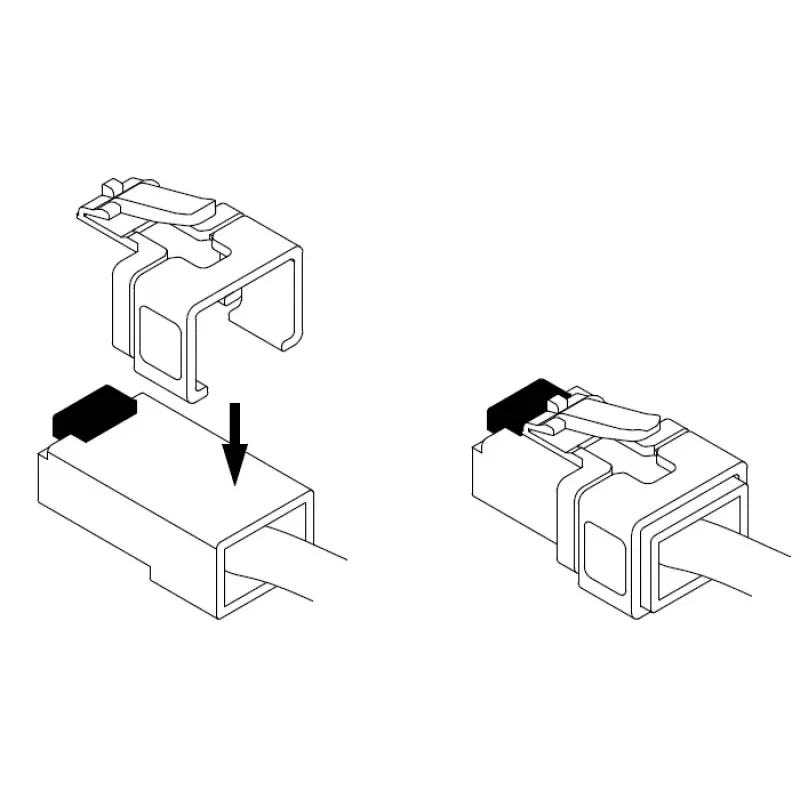 Laikiklis RJ45 kištuko fiksatoriui DeLOCK 86420, įvairių spalvų, 16 vnt.
