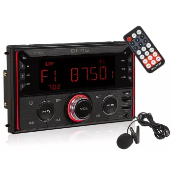 Automagnetola BLOW AVH-9620 2DIN su Bluetooth 5.0, 2,8 inch ekranu, 4×60 W RMS