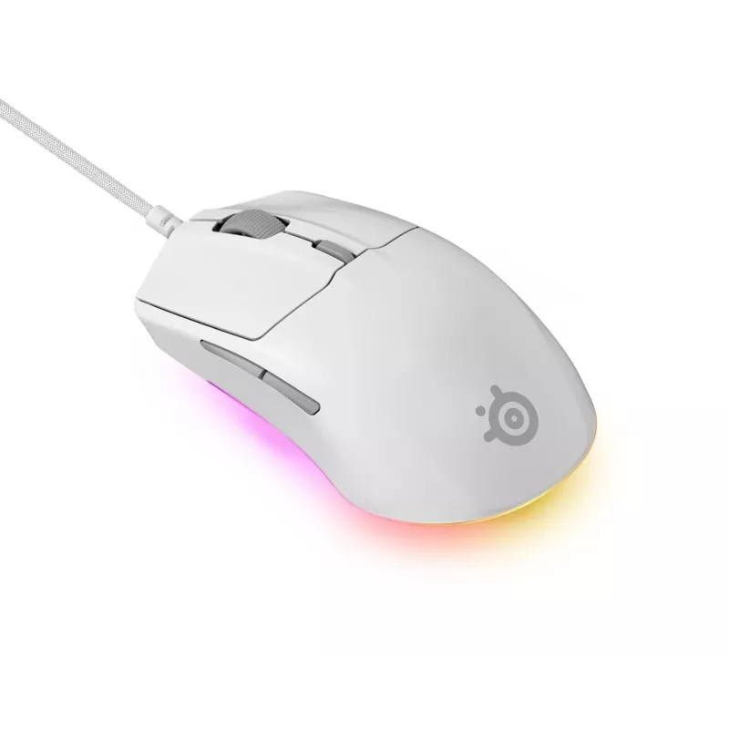 SteelSeries Rival 3 Gen 2 žaidimų pelė, balta