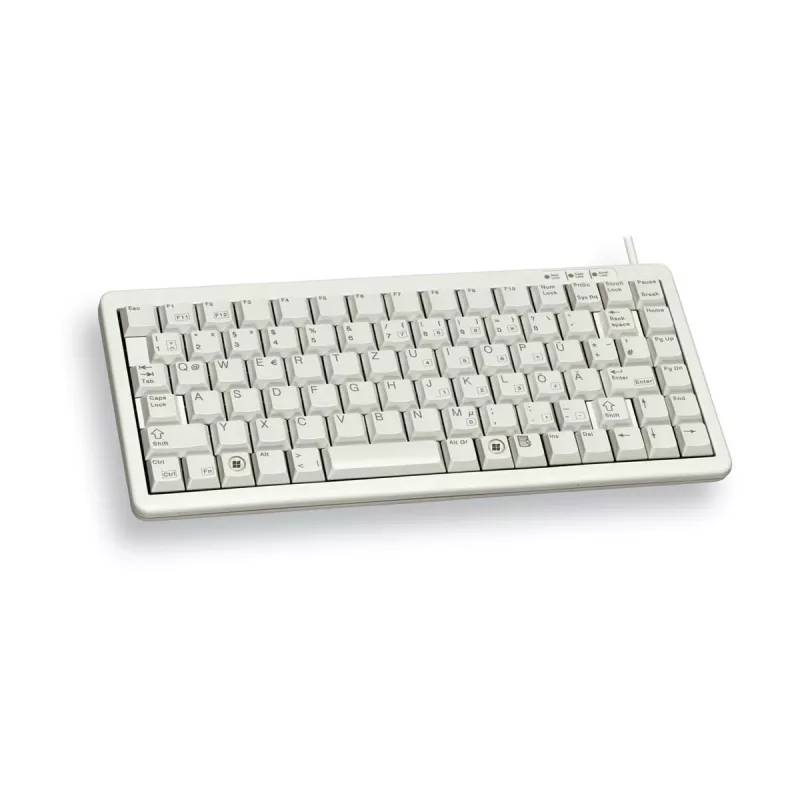 CHERRY Compact G84-4100, šviesiai pilka, CH klaviatūra USB + PS/2