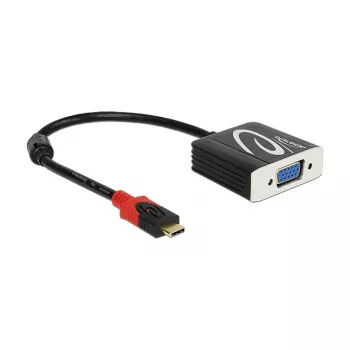 Vaizdo kabelio adapteris DeLOCK 62994 USB Type-C į VGA 0,2 m juodas