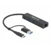 USB dokas DeLOCK 64149 su metaliniu korpusu