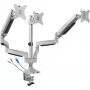 Stovas trims monitoriams ICY BOX IB-MS505-TI 81,3 cm (32 colių), juodas, sidabrinis