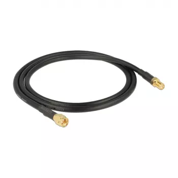 Koaksialinis kabelis DeLOCK 88930 0,9 m SMA juodas