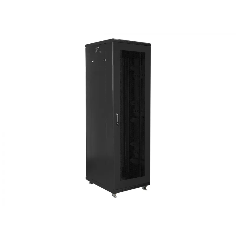 Laisvai pastatomas serverytės stovas LANBERG FF01-6842-23B 42U, 800 mm gylis, 600 mm plotis, 95 kg, IP20, juoda
