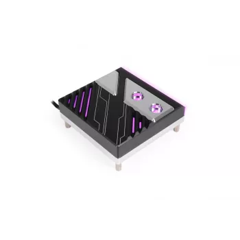 Alphacool 13851 šaltoji plokštė, akrilinė skaidri, 88x88x32,3 mm