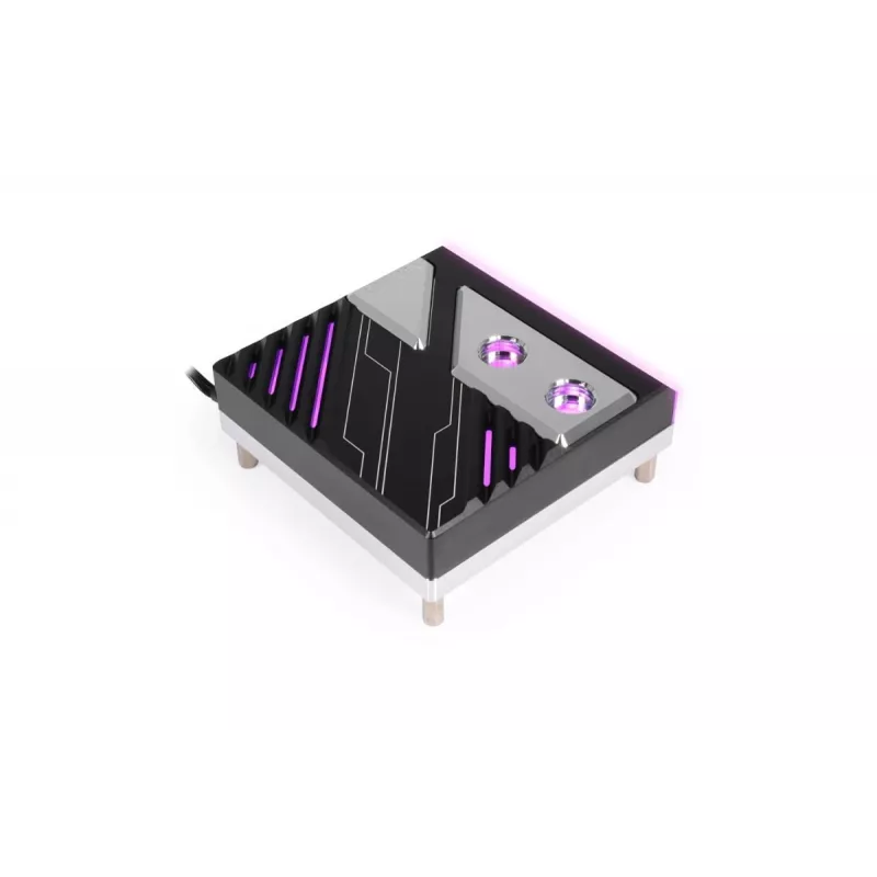 Alphacool 13851 šaltoji plokštė, akrilinė skaidri, 88x88x32,3 mm