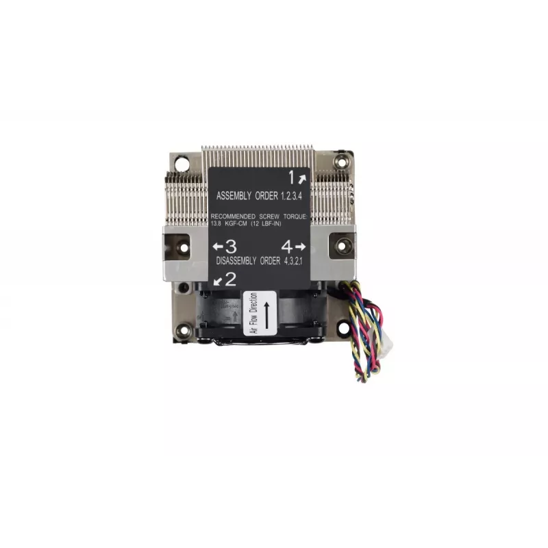 Supermicro SNK-P0068AP4 procesoriaus aušintuvas (oro) 6 cm juodas, nikelis