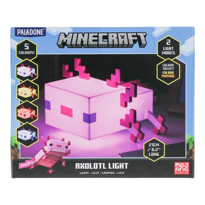 Paladone Minecraft Axolotl šviesa