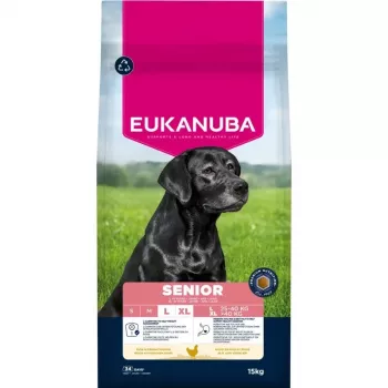 EUKANUBA Senior Large Breeds Chicken sausas šunų ėdalas 15 kg