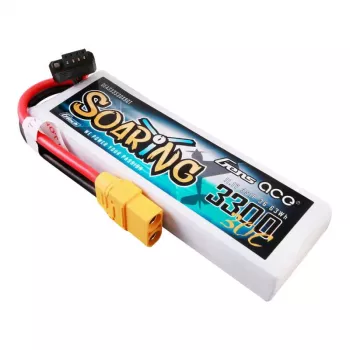 Gens Ace G-Tech Soaring 3300mAh 11.1V 30C 3S1P LiPo akumuliatorius su XT90 jungtimi