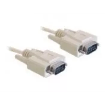 Serijinis kabelis DeLOCK RS-232 1m Smėlio spalvos DB-9