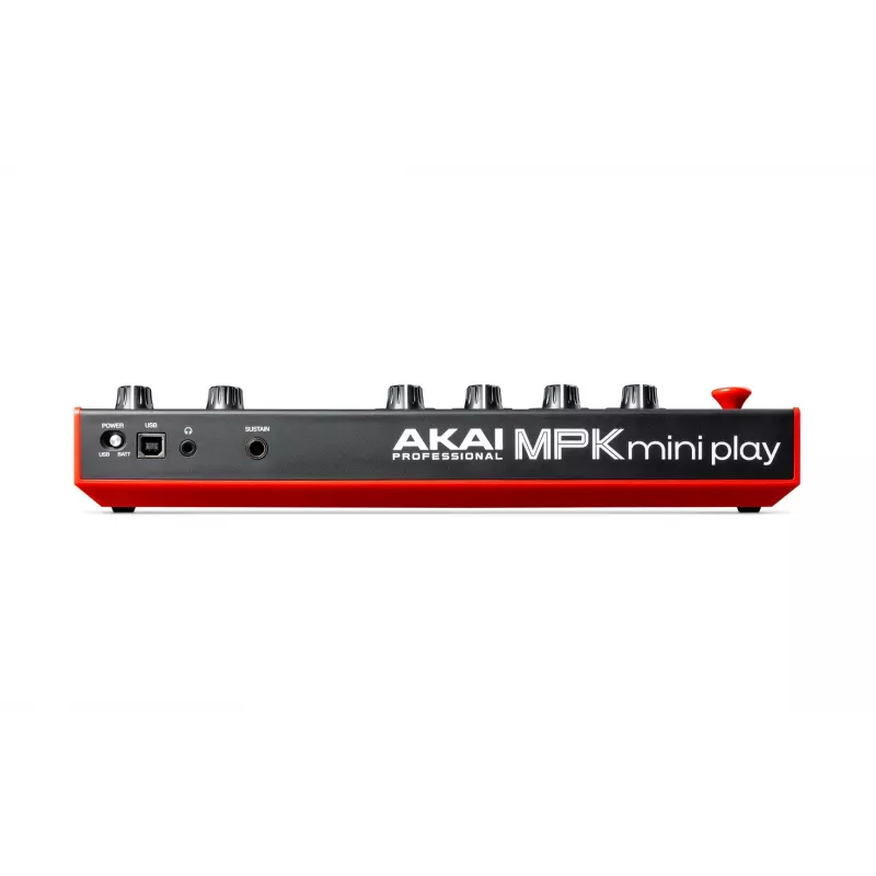 MIDI klaviatūra Akai MPK Mini Play Mk3 25 klavišų USB juoda raudona