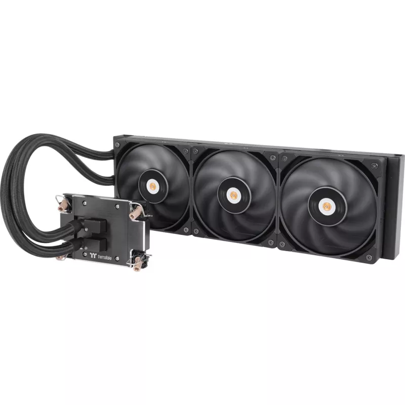 Vandens aušintuvas procesoriui THERMALTAKE AW420 su 420 mm radiatoriumi ir RGB ventiliatoriais