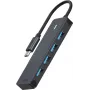 Rapoo USB-C Hub, USB-C į USB-A, pilka (00217695)