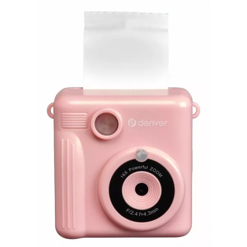 Momentinė spausdinimo kamera Denver KPC-1363RO ROSE rožinė 600g