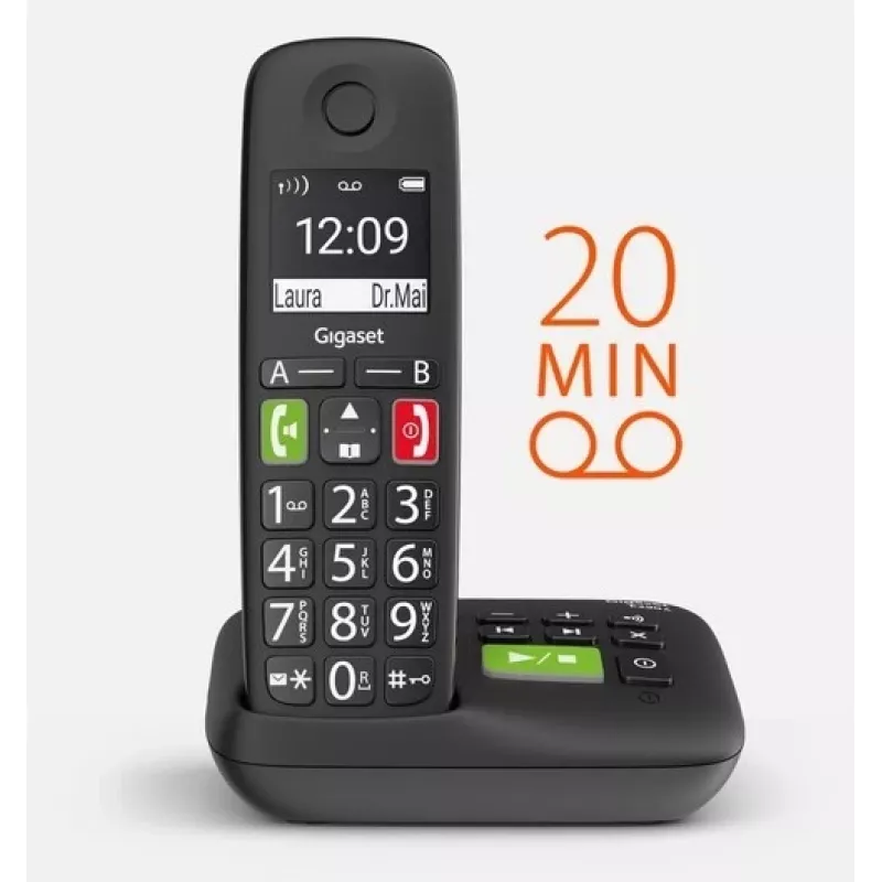 Gigaset E290A belaidis telefonas su skaitmeniniu atsakikliu