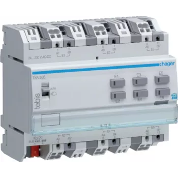 Hager TXA306 pilkas – KNX ir pastatų automatizavimo įrenginys