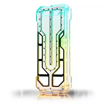 Singularity Spectre 4 Aevum Elite akrilinis kompiuterio korpusas – permatomas su juodais akcentais