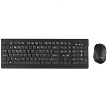 Inca IWS-519 belaidis klaviatūros ir pelės rinkinys, RF, QWERTY turkiškas, juodas