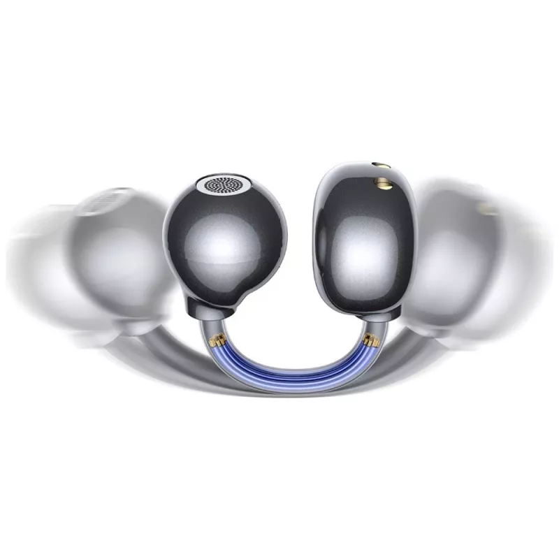Bluetooth ausinės R02 Clip-on pilkos