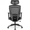 Biuro kėdė Sharkoon OfficePal C10 – juoda, ergonomiška, reguliuojamo aukščio