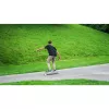 Longboard Muuwmi Lights GLOW ABEC 7 su šviečiančiais ratais, juodas/žalias