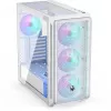 Endorfy Arx 700 ARGB kompiuterio korpusas, Midi-Tower, ATX, grūdintas stiklas - su 4x 140 mm ARGB ventiliatoriais, baltas (EY2A017)