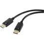 Renkforce DisplayPort 1.2 jungiamasis kabelis, 1 m, juodas (RF-5245266)